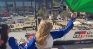 Dallas Cowboys Cheerleaders Bring Signature Energy to Race Day Kickoff Cowboys Cheerleaders Set the Tone Early