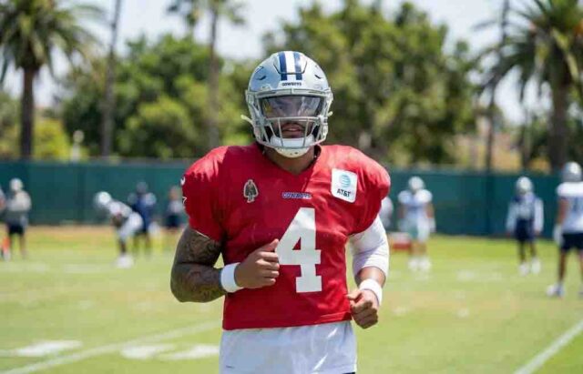 Dak Prescott's 2026 camp practice